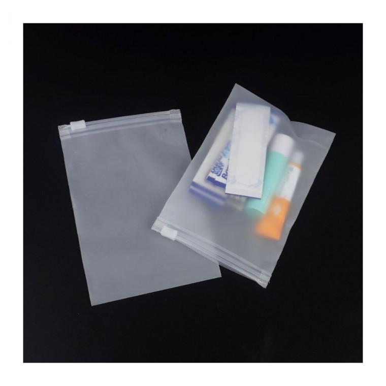 반투명 PVC 지퍼 액세서리 휴대 화장품 필기 여행 소품 파우치 10x15cm