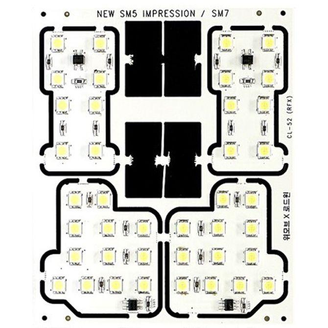 르노 SM5 LED 실내등 전구 전방등 중앙등 실내 조명등