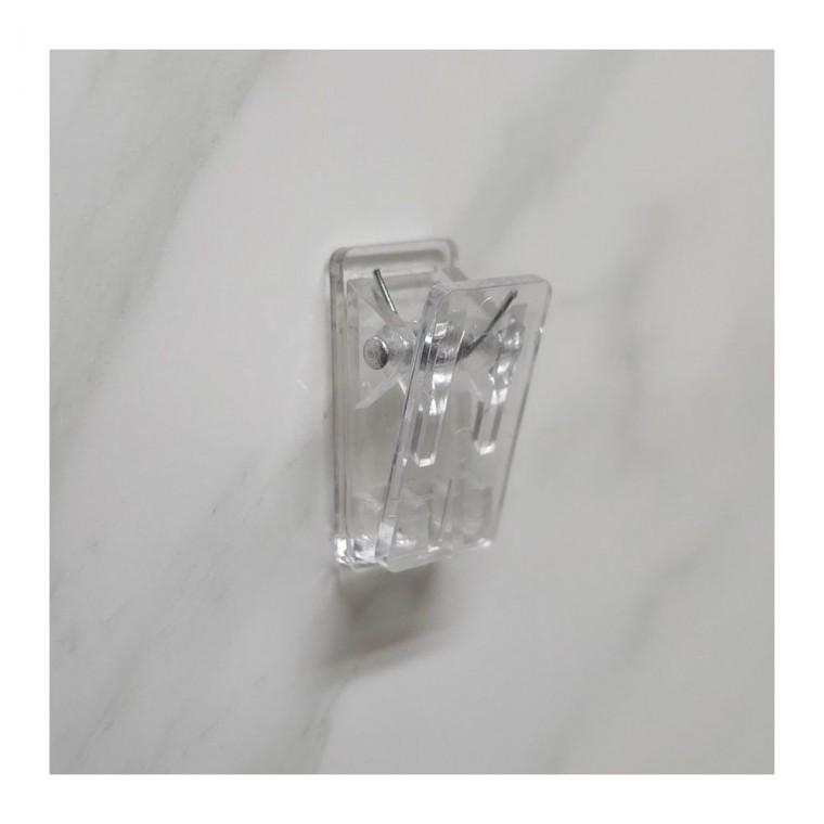부착 투명 미니 밀폐 과자 클립 밀봉 집게 봉투 간식 접착 냉장고 자석