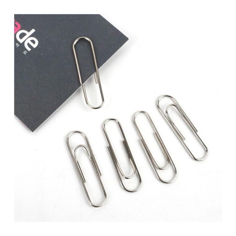서류철 문서고정 더블클립 대용량 메탈 회사 은색 100개입 학원 집게