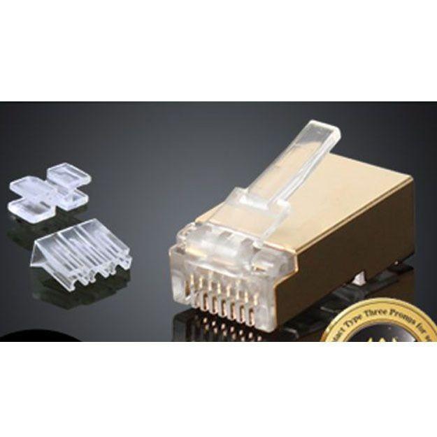 CAT7 CAT6A RJ45 커넥터 플러그 공용 랜잭 8P8C 1개