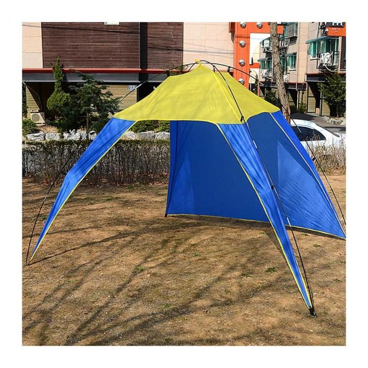 검은색 캐노피 그늘막 포함 야외 접어넣기 수납가방 폴딩 여름 차광