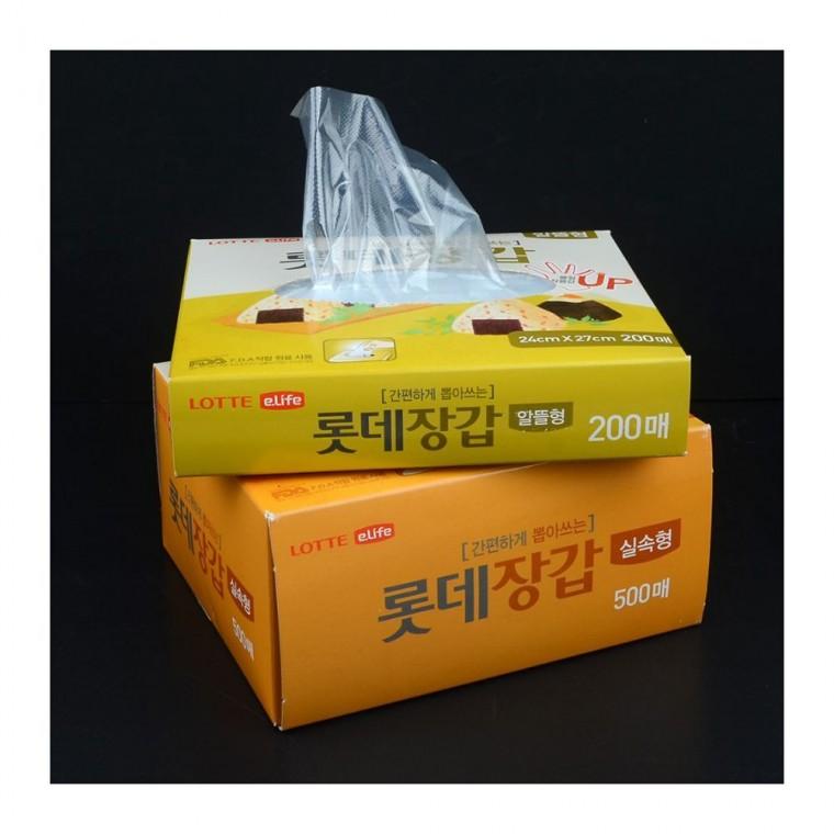 위생 장갑 200매 손보호 실속 청소 알뜰 일회용 투명 조리 요리 500매