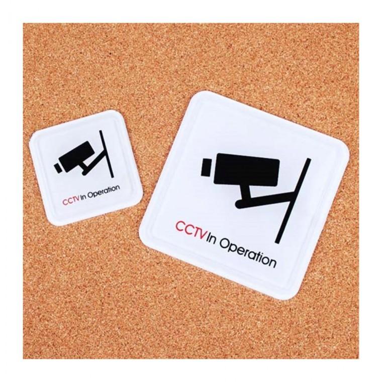 CCTV녹화중 몰딩사인 표지판 입체 경고 벽부착 출입문 방범