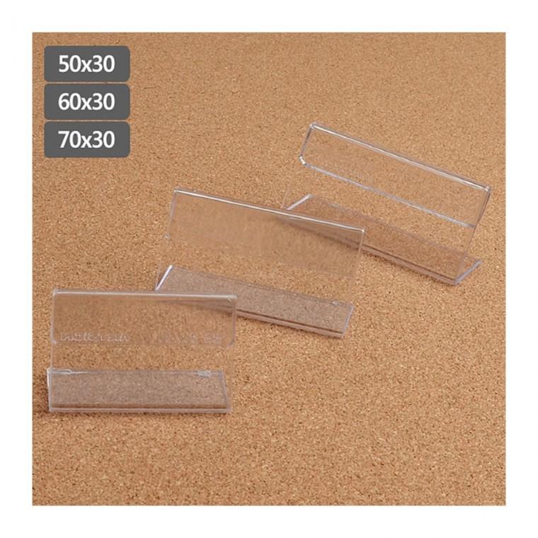 30mm 투명 아크릴 매장 가로형 탁상 소품 거치 진열대