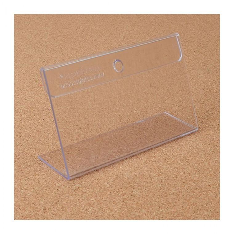 90x55mm 투명 아크릭 탁상 명함 거치 가격표 테이블 L자형