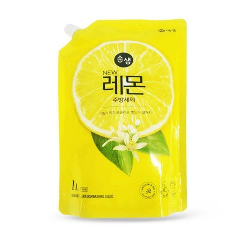 뽀드득 기름기 제거 레몬향 주방 세제 리필형 1L 싱크대 씽크 대세제 대용량 업소용
