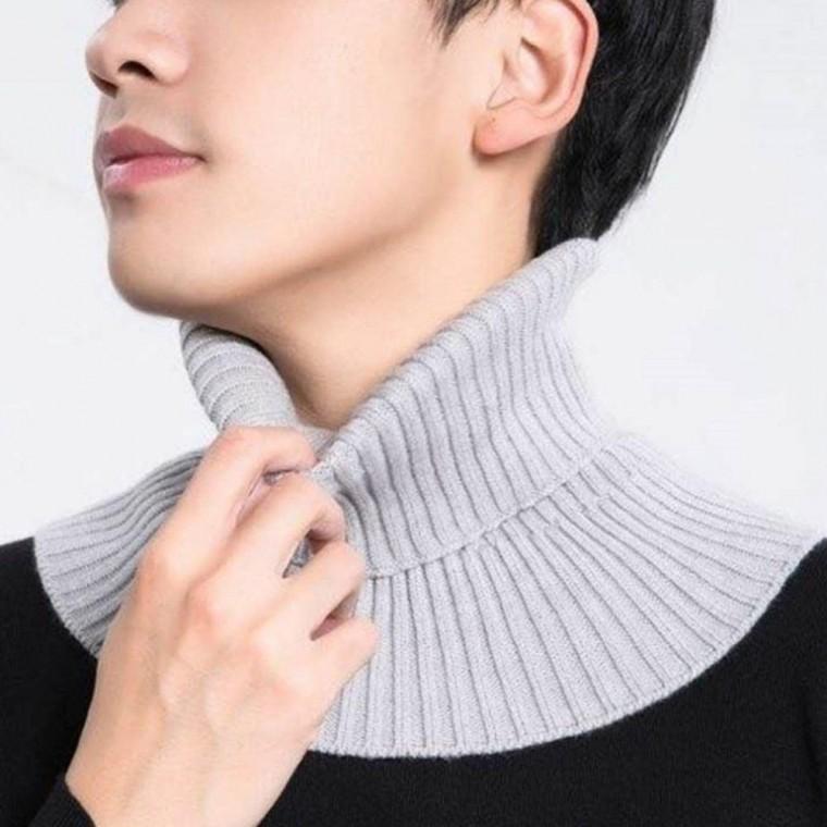 남성 겨울 포근 목 보호 셔츠 니트 페이크 폴라 넥케이프 겨울넥 워머 방한목 토시