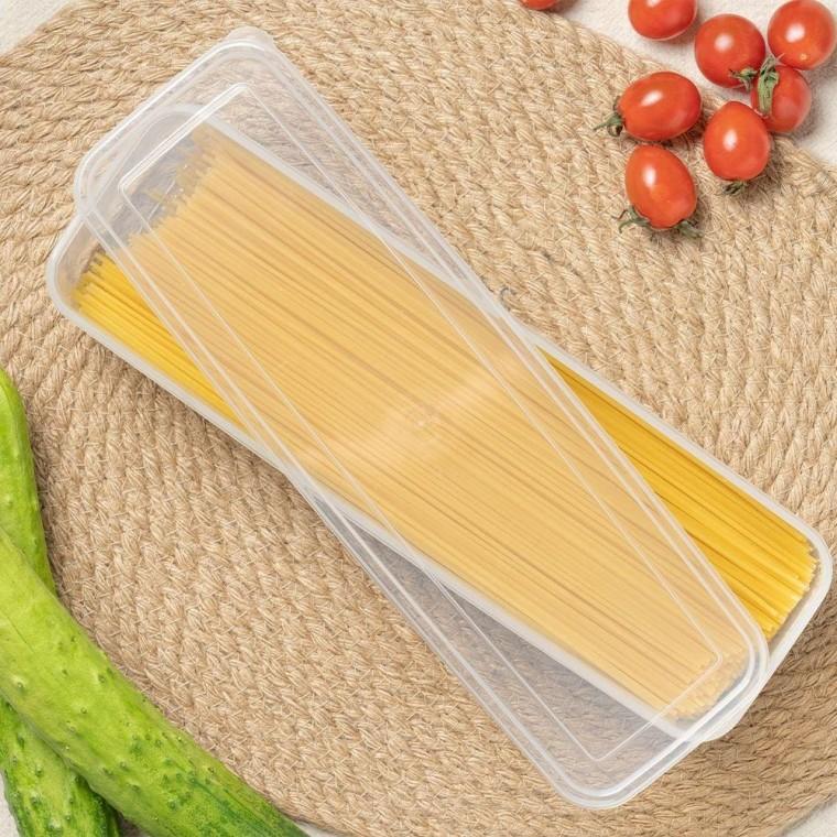 냉장고 정리 파스타 면 밀폐 용기 투명 보관함 플라스틱 파스타면 국수 보관통