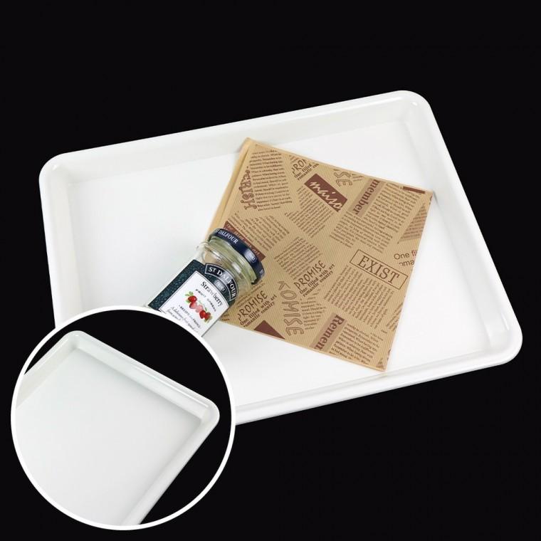사각쟁반 서빙 플라스틱 쟁반 식당 급식 직사각