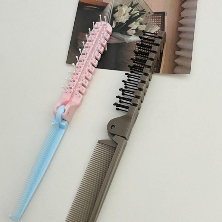 휴대용 접이식 헤어 브러쉬 머리빗 휴대용빗 접이식빗 꼬리빗 접는빗 포켓빗