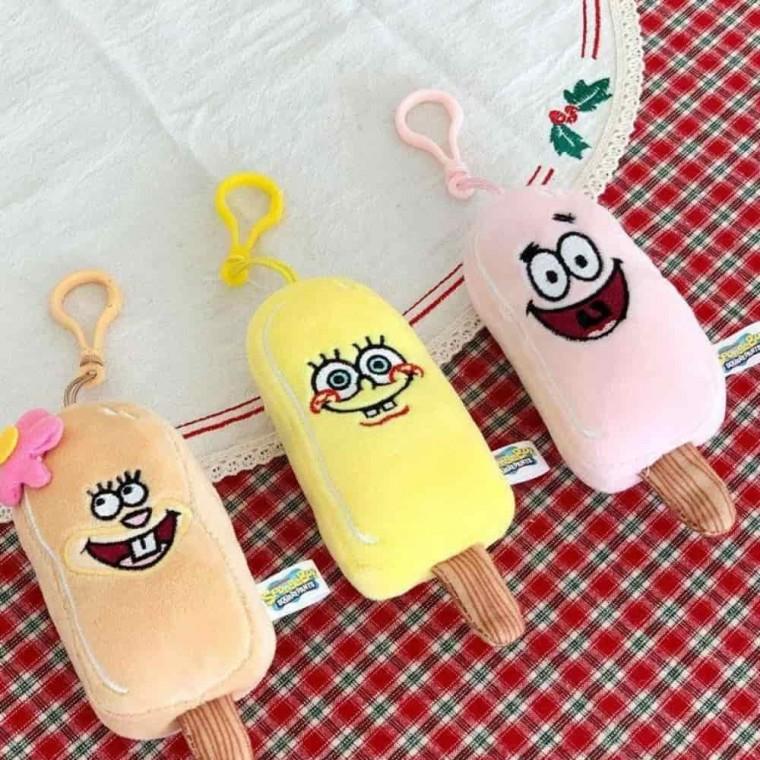 동물키링 핸드폰키링 키링인형 동물모양키링 스폰지밥 인형 고리 13cm