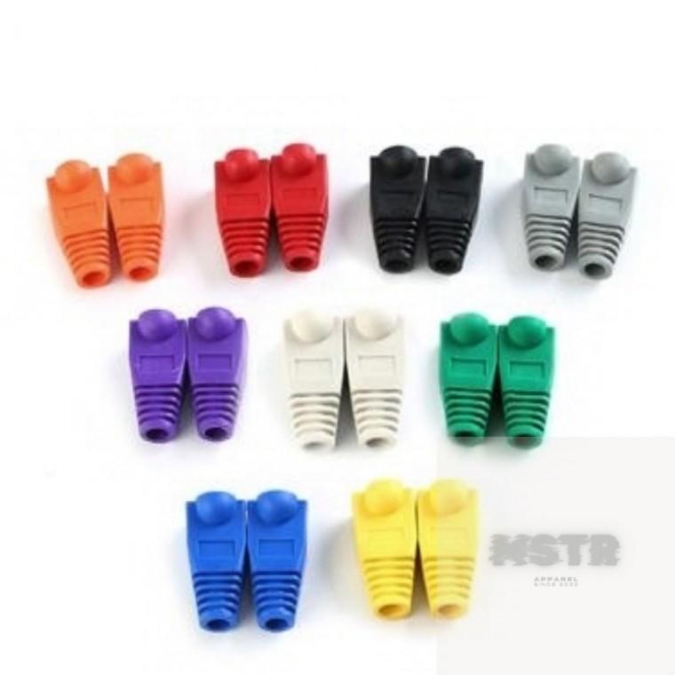 RJ45 보호캡 100개 컬러보호캡 랜커넥터보호캡 랜선보호캡 컬러랜선보호캡 랜보호캡