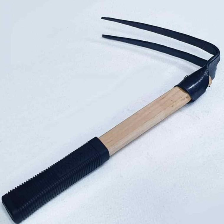 쇠스랑 2발 고무 농기구 원예용품 곡갱이 갈쿠리