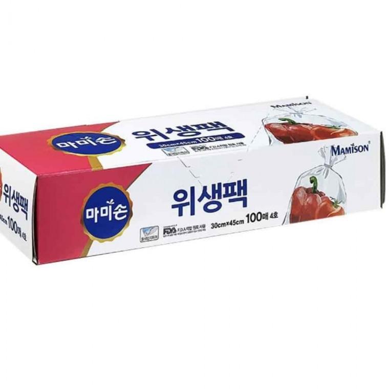 위생백 100매 30x45cm 위생봉투 일회용롤백 롤백 일회용비닐
