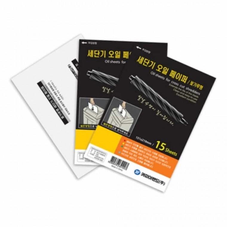 오일페이퍼 15매 사무실용품 사무용소모품 오피스용품