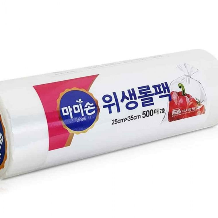 롤백 500매 25x35cm 다용도비닐봉투 롤비닐 과일포장비닐 중형비닐