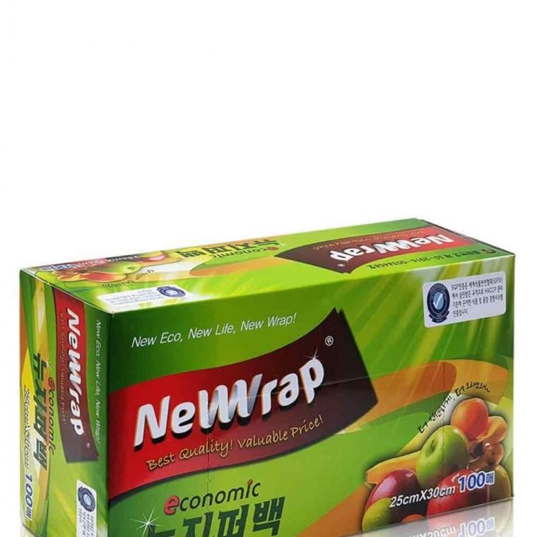 지퍼백 100매 25x30cm 주방지퍼백 다회용지퍼백 투명비닐팩 지퍼비닐팩