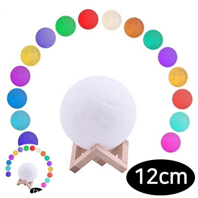 수면무드등 아기방수면등 스탠드조명 신생아수유등 달조명키트 12cm 레인보우 멀티컬러