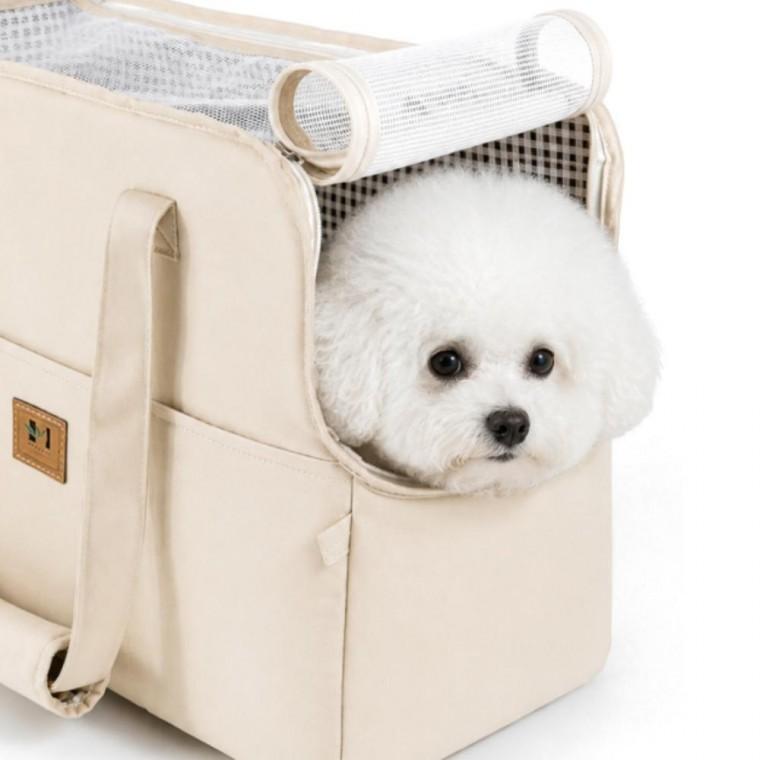 반려동물 외출 슬링백 강아지 고양이 이동식 케이지 가방