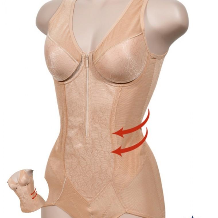 자지퍼올인원 복부보정 여성보정속옷 웨딩속옷 착용감 압박복