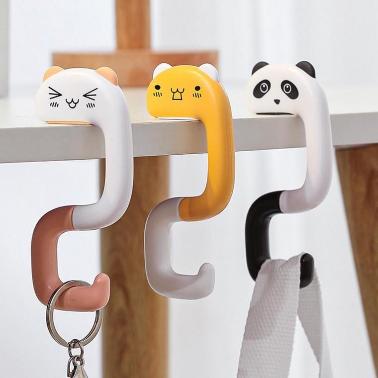 후크형 휴대용 가방걸이 소품걸이 후크 가방걸이 소품걸이 캐릭터 무빙