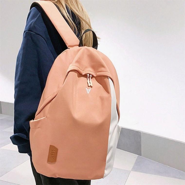 캐주얼 백팩 오렌지 오렌지 백팩
