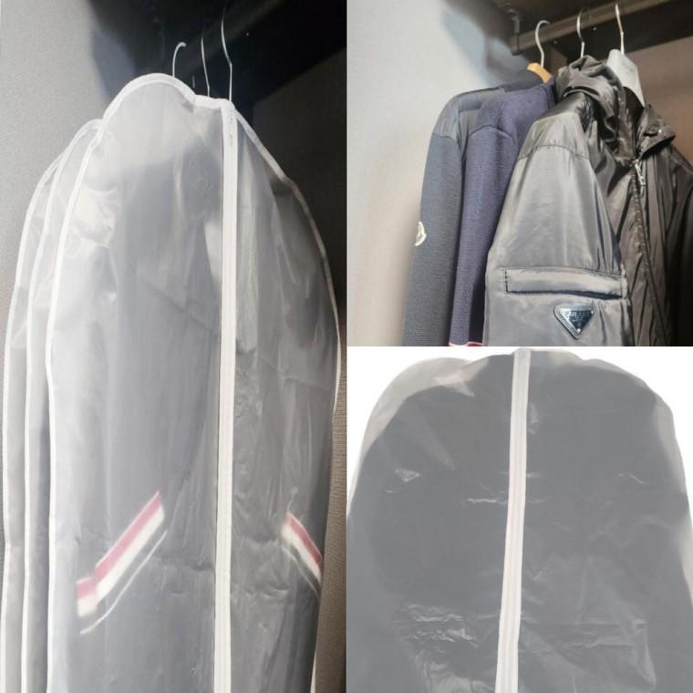 투명 의류보관 더스트 60x80cm 커버 덮개 옷커버 행거 옷보관
