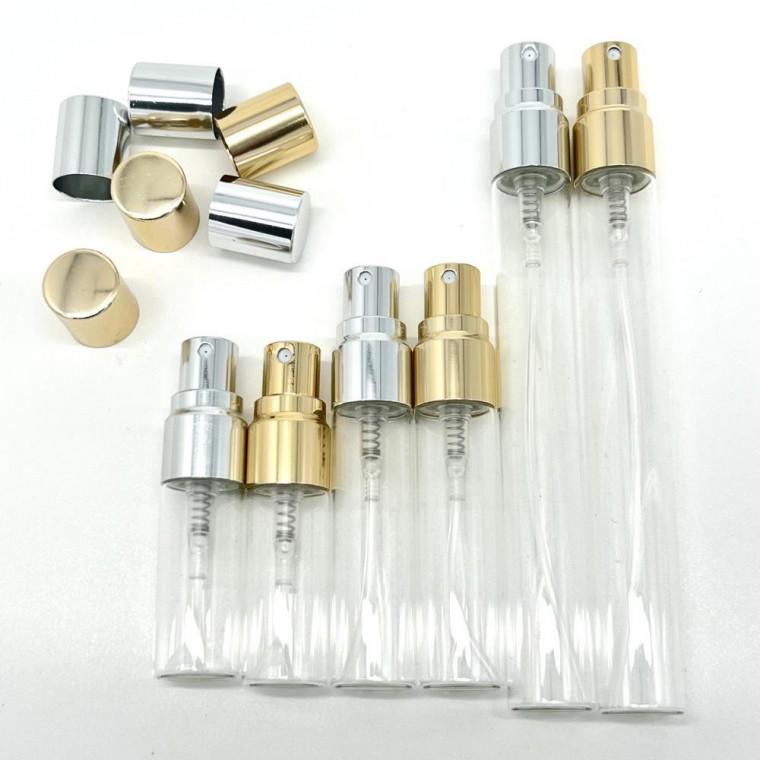 유리 미니 10ml 6p 5ml 향수통 3ml 향수 은색 투명 샘플