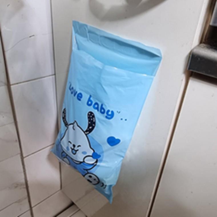 붙이는 쓰레기봉투 접착식 10매 접착식쓰레기봉투 차량휴지통 붙여쓰는쓰레기봉투