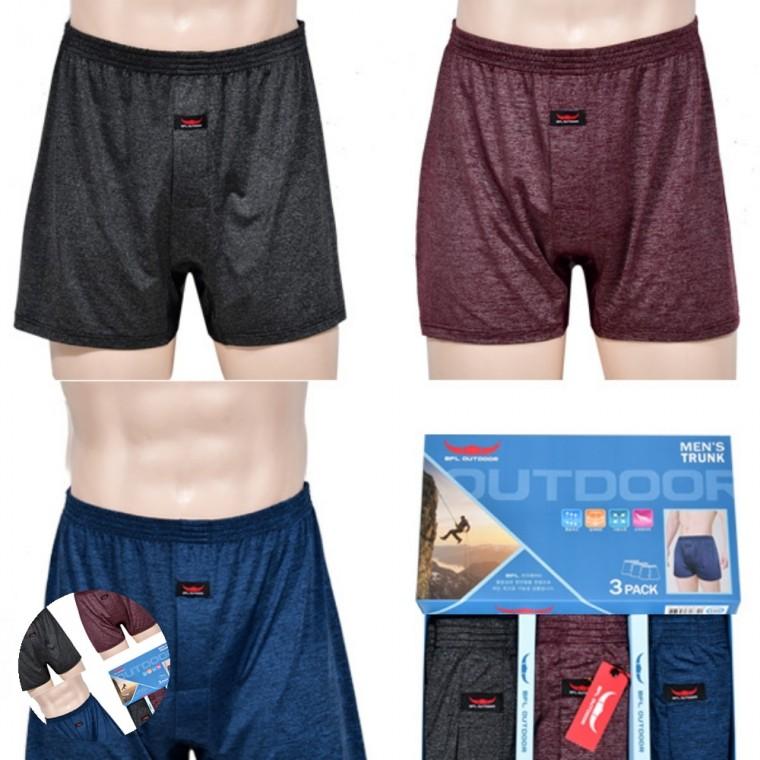 사각팬티 (3매입) 남성팬티트렁크 쿨팬티 남자사각팬티 남자여름팬티 남자언더웨어
