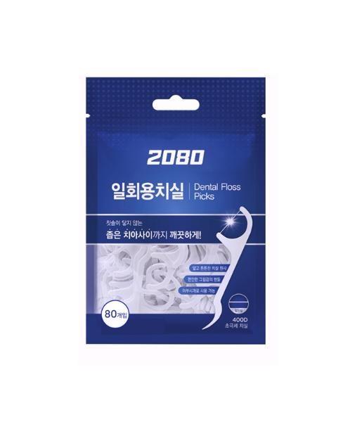 2080 일회용 치실 80개입 애경