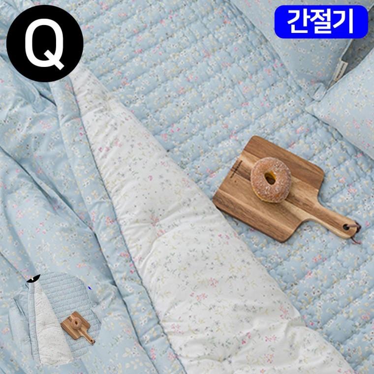 침대이불세트 부부이불 신혼부부이불 퀸침대패드 침실이불 빈티지플라워 마이크로 모달 간절기 이불 패드세