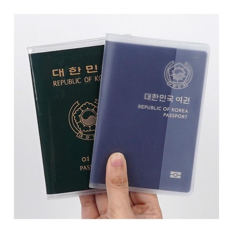 비닐 여권 케이스 티켓 투명 카드 보관 지갑 개별포장
