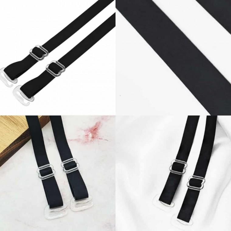누드 브라끈 1cm 검정 브라끈고정 브라고정끈 속옷끈 브래지어끈 패션 브라끈