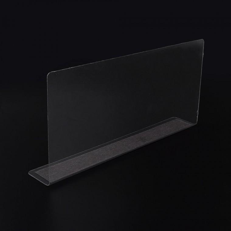 투명칸막이진열대 자석 L형 칸막이 25x12cm 투명 서랍 이동 간편 분리 정리 구획
