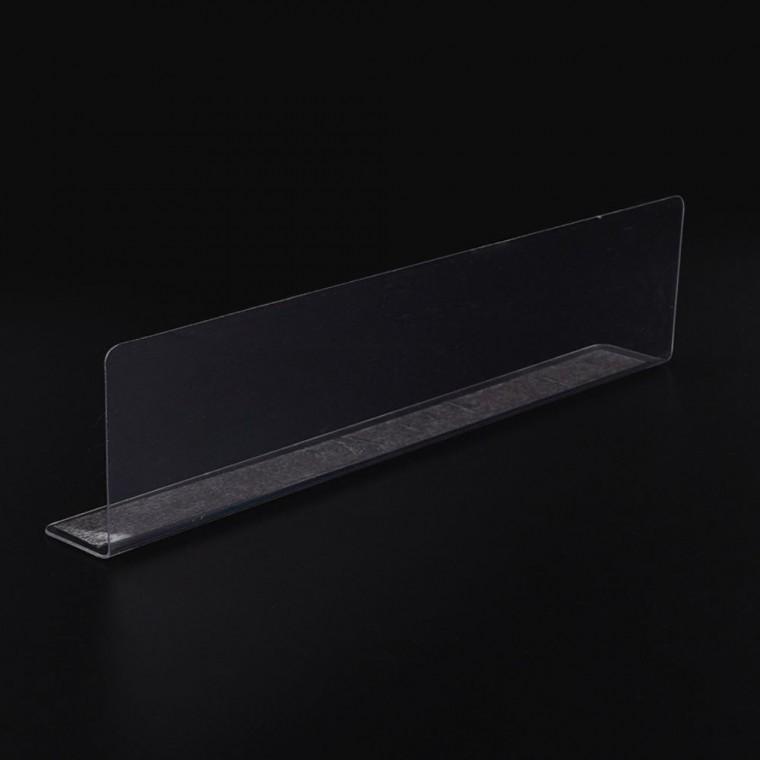 자석 L형 칸막이 25x6cm 서랍 이동 간편 정리 분리 투명 1P 구획 상품분리칸막이