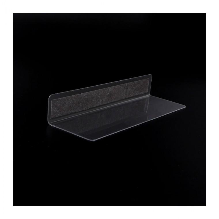 자석 L형 칸막이 투명 서랍 간편 구획 이동 정리 분리 1P 20x6cm 소품진열