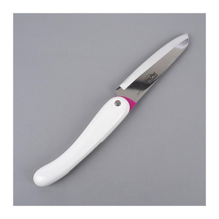 부엌칼 휴대용 접이식 과도 스테인리스 칼날 90mm 등산 안전장치 캠핑 낚시