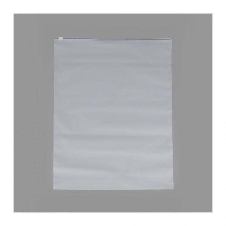 지퍼백 반투명 PVC 지퍼 파우치 옷 35x45cm 여행 침구 이불 정리 의류 대형