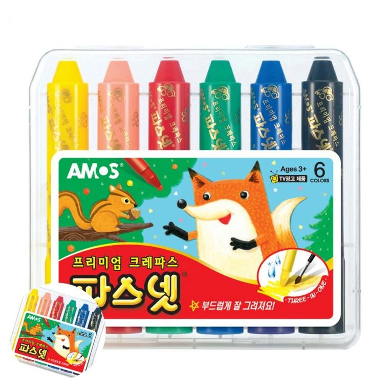 미술활동 미술교육 미술수업 어린이미술 미술놀이 파스넷 6색
