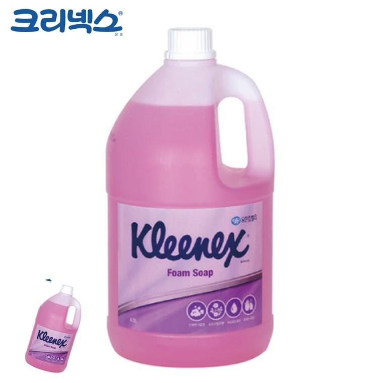 거품핸드워시대용량 폼핸드워시리필 손세정제 핸드워시리필대용량 손비누 핸드워시 폼 솝 로즈라일락향 4L