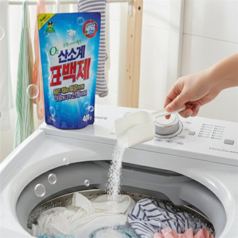 얼룩표백제 400g 얼룩제거제 옷얼룩제거세제 흰옷얼룩제거