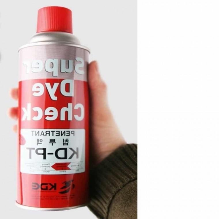 균열 침투 스프레이 450ml 비파괴검사 침투액검사 염색침투탐상제 누수체크 누수검사