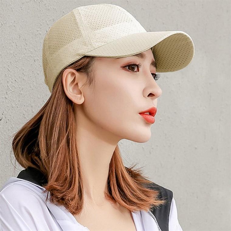 쿨메쉬 스포츠 등산모자 베이지 아웃도어등산모자