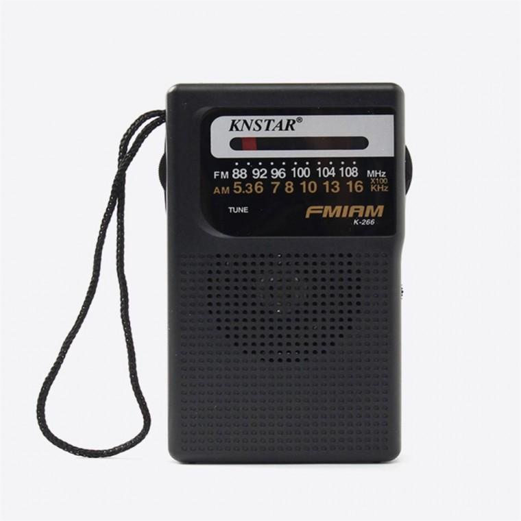 AMFM 휴대 라디오 블랙 포터블라디오