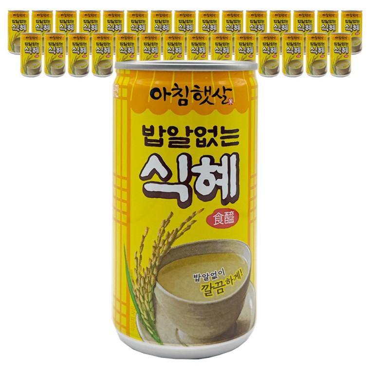 웅진 아침햇살 밥알없는 식혜 180ml x 30개