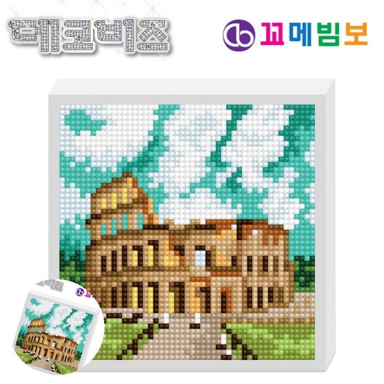 비즈공예키트 보석십자수DIY 액자보석십자수 어린이십자수 구슬십자수 데코비즈 150 보석십자수 A07 콜롯세