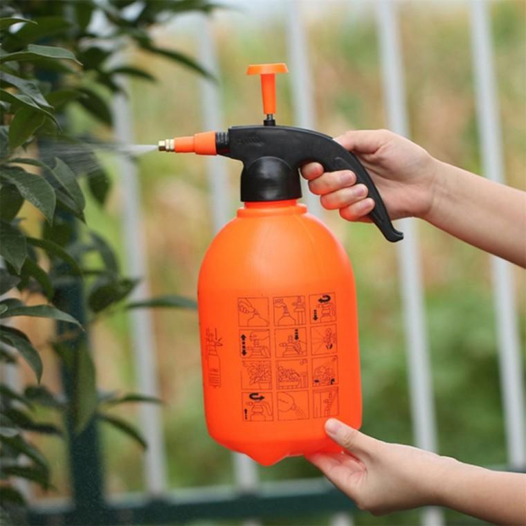원터치 압축 분무기 2L 오렌지 압축분무기2L