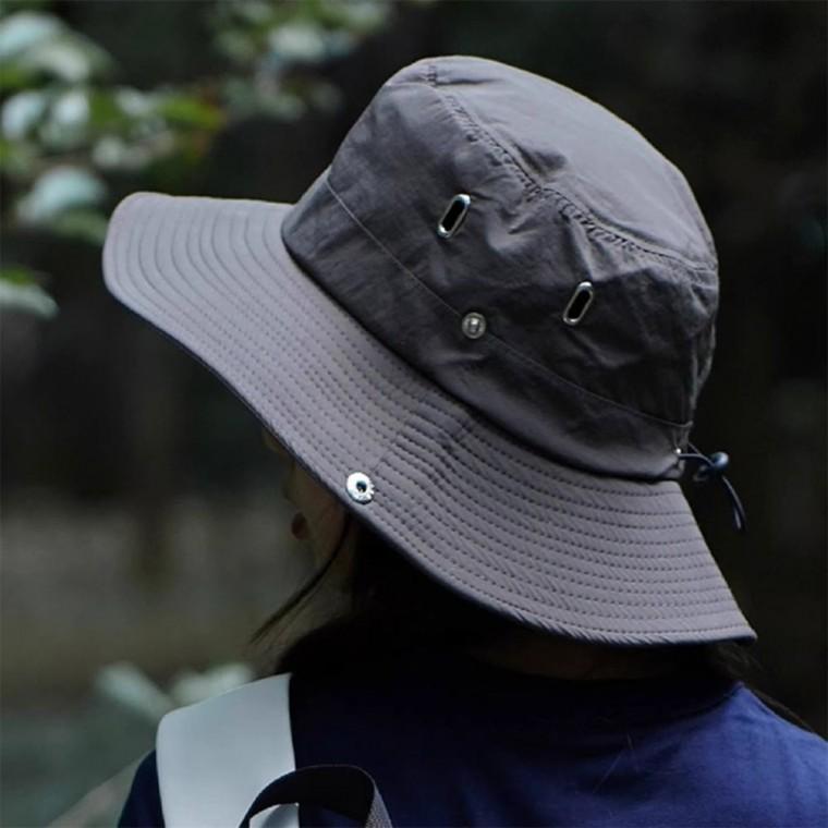 메쉬 등산모자 그레이 여름등산모자